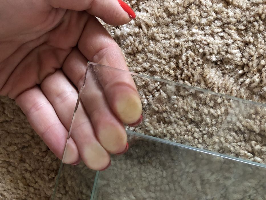 Полички скляні з тримачами