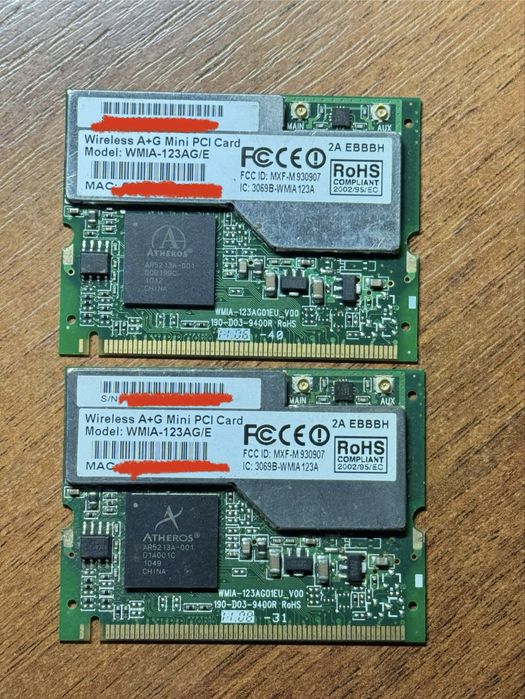 Мережеві карти для Mikrotik RB433