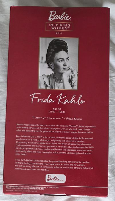 Barbie Signature – Frida Kahlo Inspiring Women, NRFB, edição limitada