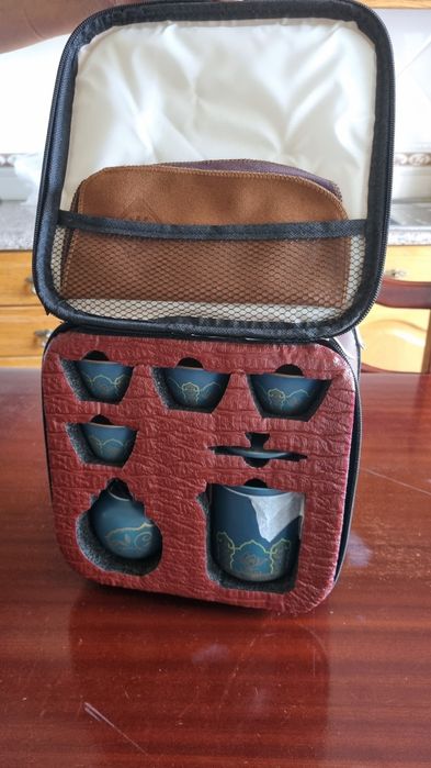 Conjunto de chá em porcelana chinesa