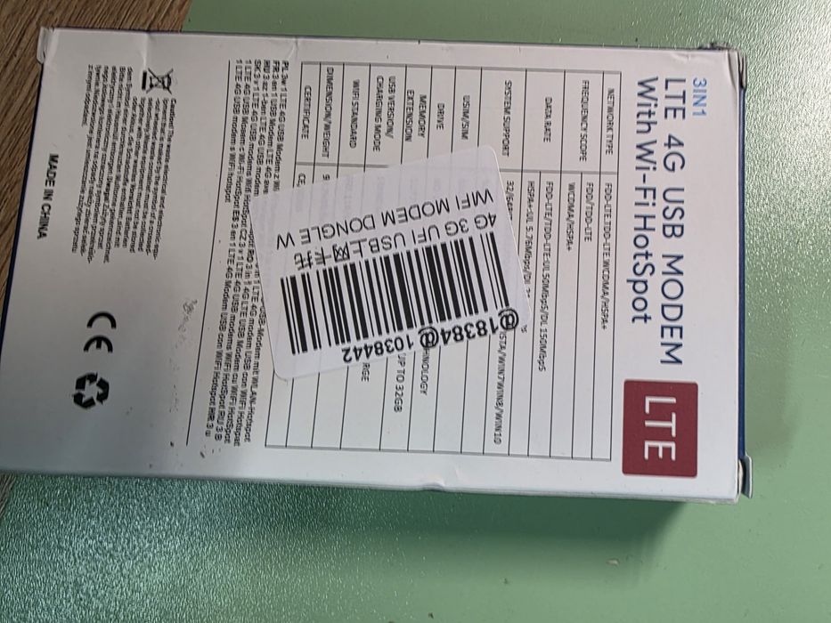 Bezprzewodowy Router 4G LTE WiFi