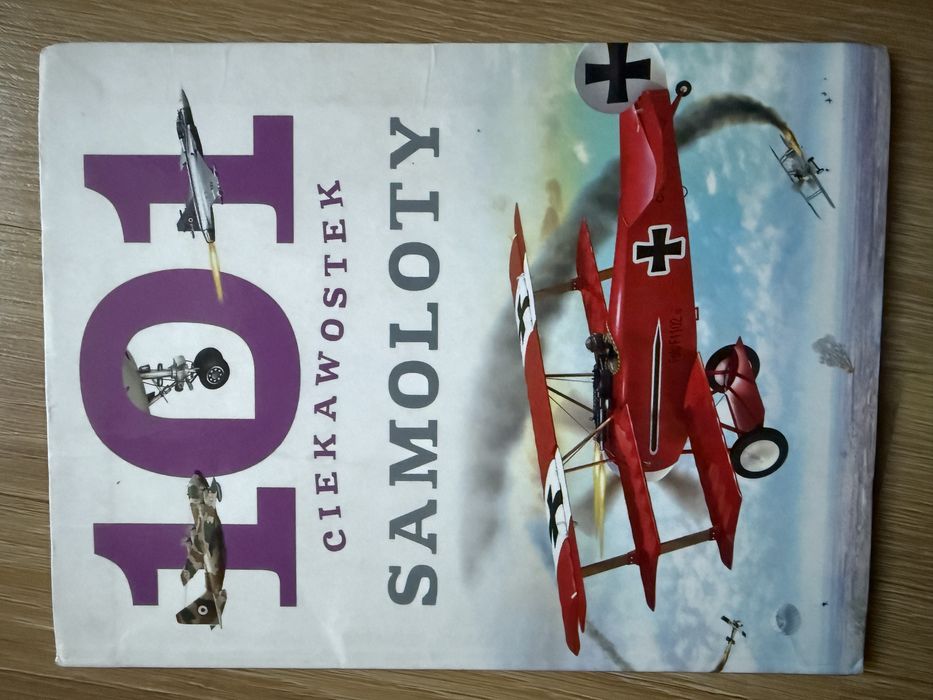 Książka 101 ciekawostek samoloty Olesiejuk