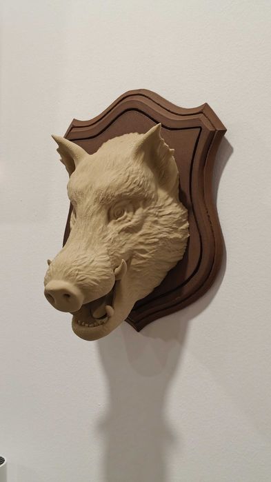 Cabeça de Javali – Decoração de Parede 3D