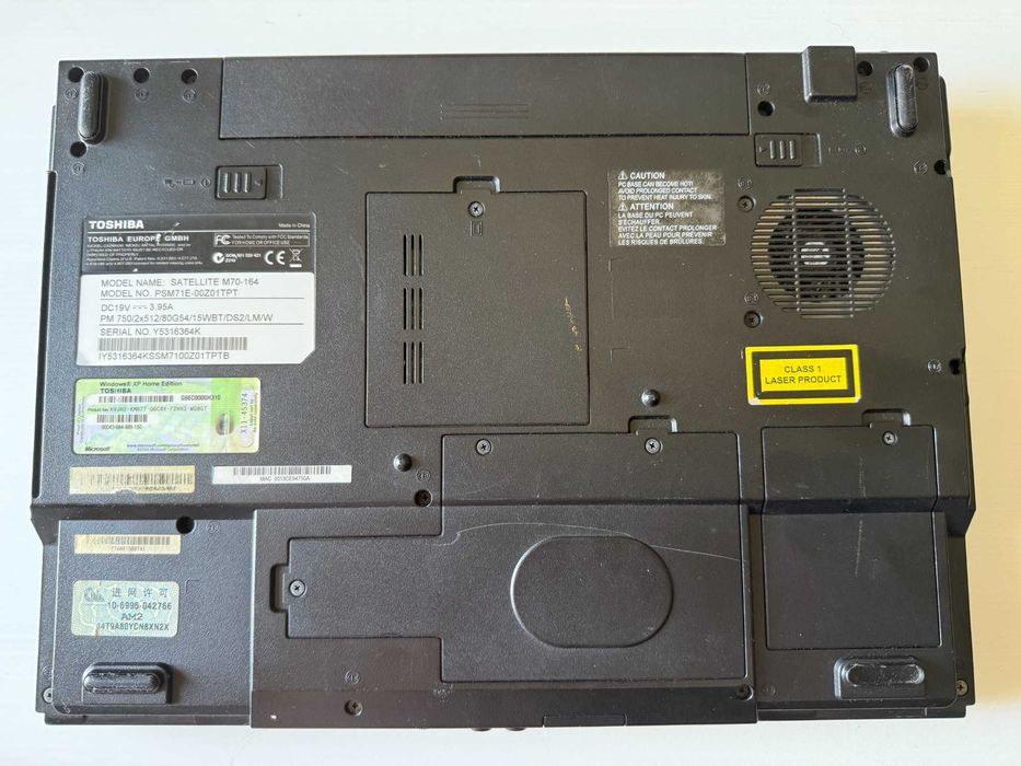 Toshiba SATELLITE M70-164 p/Peças