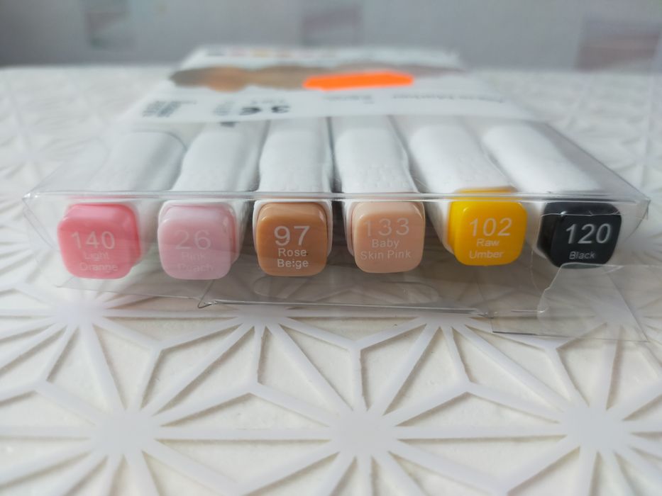 Dwustronne pisaki Aqua Markery 6 sztuk