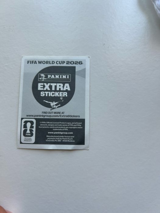 Extra Sticker Hakimi Ouro 2026