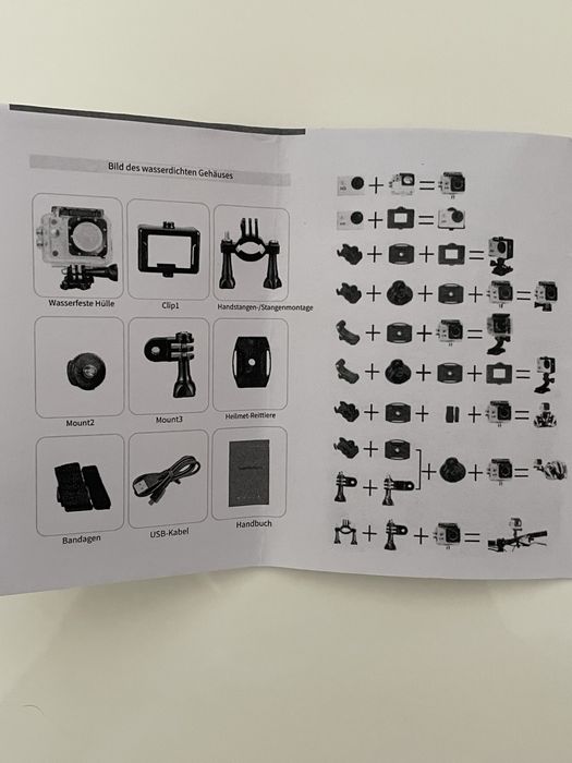 Action cam Full HD Nova