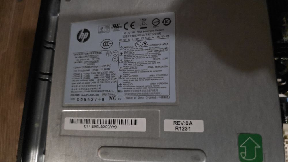 Komputer mini pc - i5 - 4Gb ram - nie włącza się - brak dysku