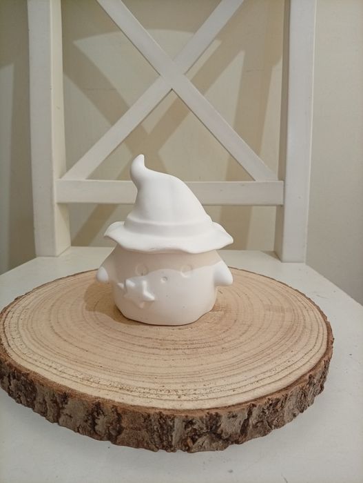 Gnomo em  gesso de natal para pintar
