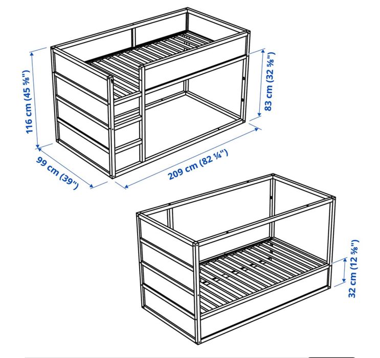 Cama de criança ikea