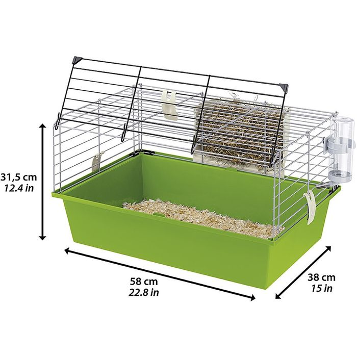 Клітка FERPLAST Cavie 60 для м. св., пац., крол.+переноска+поїлка+год