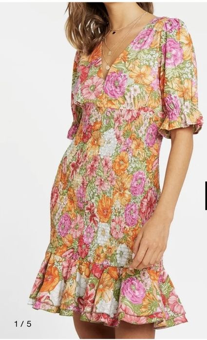 Sukienka kwiaty j. Laurella 36 Nelly