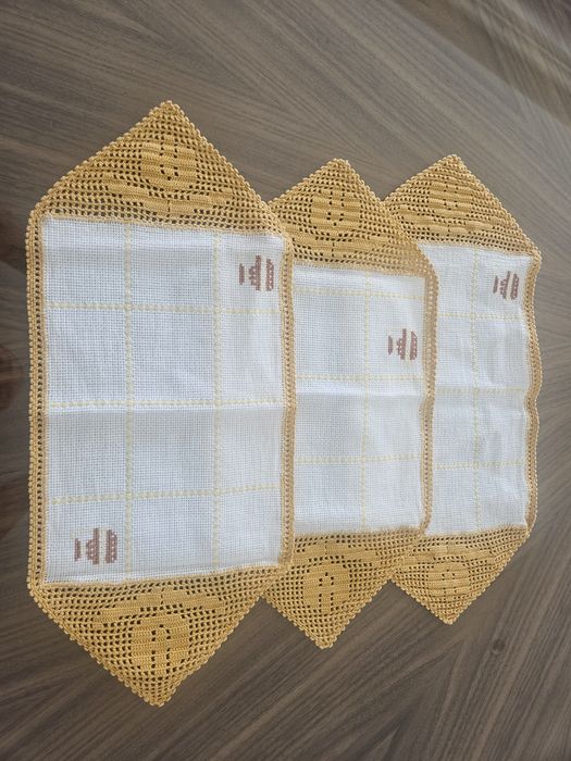 Conjunto panos crochet