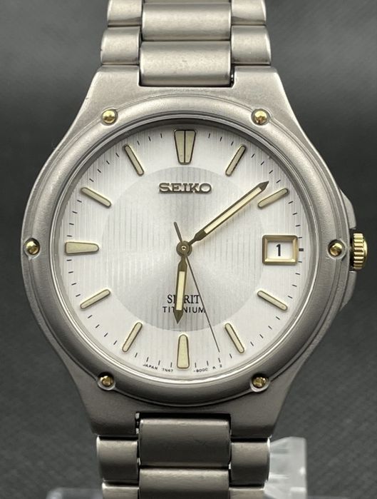 Seiko Spirit Titanium вінтажний годинник vinage lux