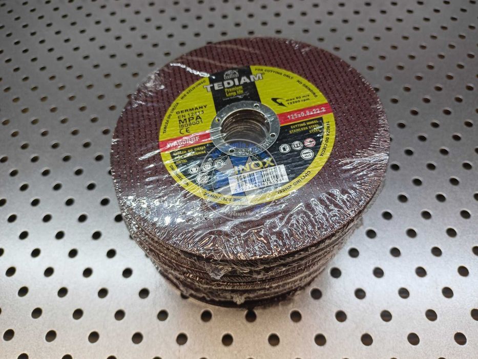 0,8mm! 10 sztuk Tarcza do cięcia PREMIUM 125x0.8mm tarcza 125mm