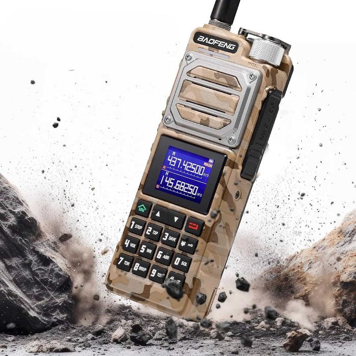 Radiotelefon KBAOFENG UV-25 Tri-Power 10W Airband USB-C Krótkofalówka