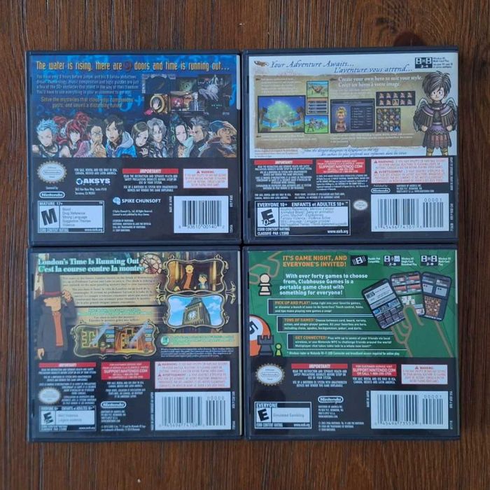 Jogos Nintendo DS e 3DS