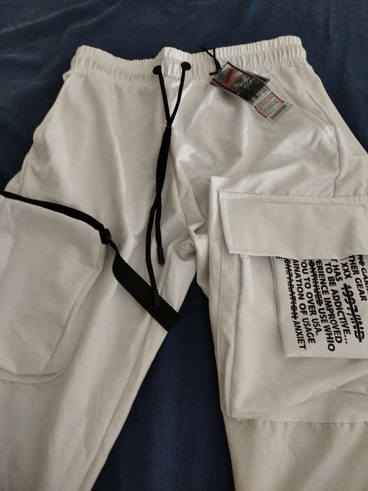 Calças Unisexo brancas