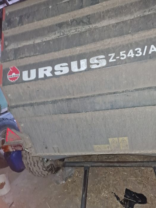 Prasa Ursus z543 i zgrabiarka