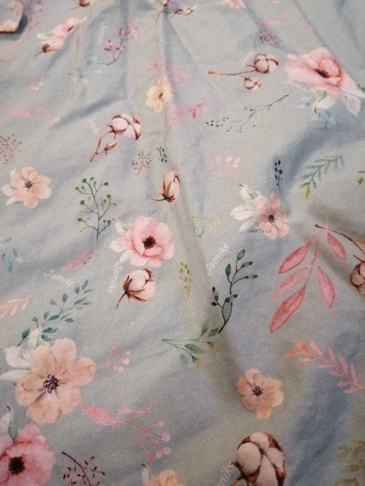 Rożek z jonami srebra Jamiks miętowy w kwiaty