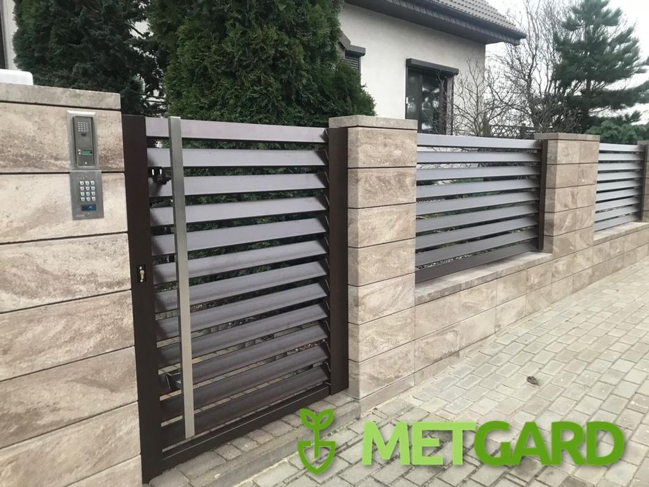 Murowanie płotu ogrodzenia modułowe JONIEC DREWBET STYROBUD