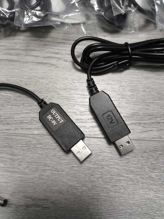 В НАЯВНОСТІ! USB DC кабель для роутера 5V, 9V, 12V