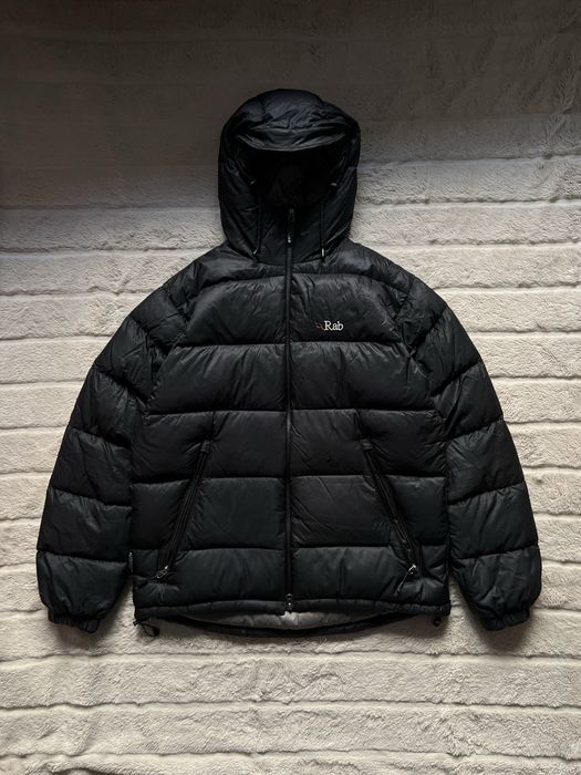 RAB (M-L) Puffer Winter пуховик мужской оригинал черный vintage зимний