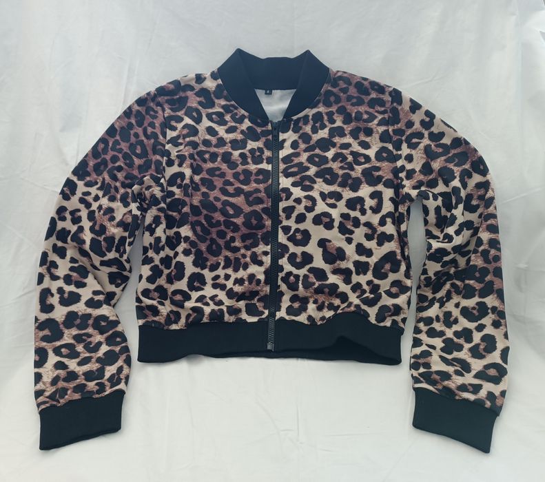 Casaco leopardo novo