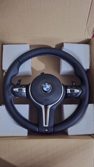 Volante BMW E60 E61 E62 E63 + Airbag + Patilhas (Novo)
