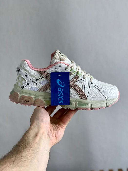 Кросівки Кроссовки Asics Gel-Kahana 8 white pink Белый Розовый Білий Рожевий Кросовки демісезон