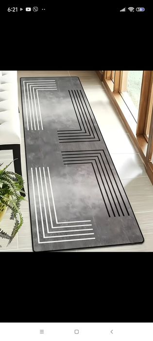 Сучасний незлизький килимок для ванної кімнати, кухні, коридору