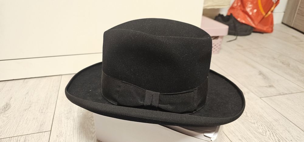 Christys' London męski kapelusz, melonik rozmiar 57