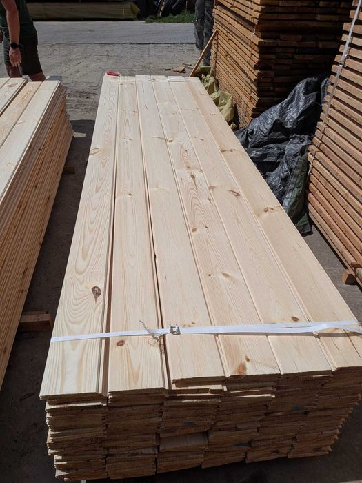 Podbitka sosnowa obustronna 19x140 mm deska elewacyjna