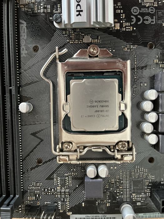 Комплект i3 10100f+H410M-HVS+кулер