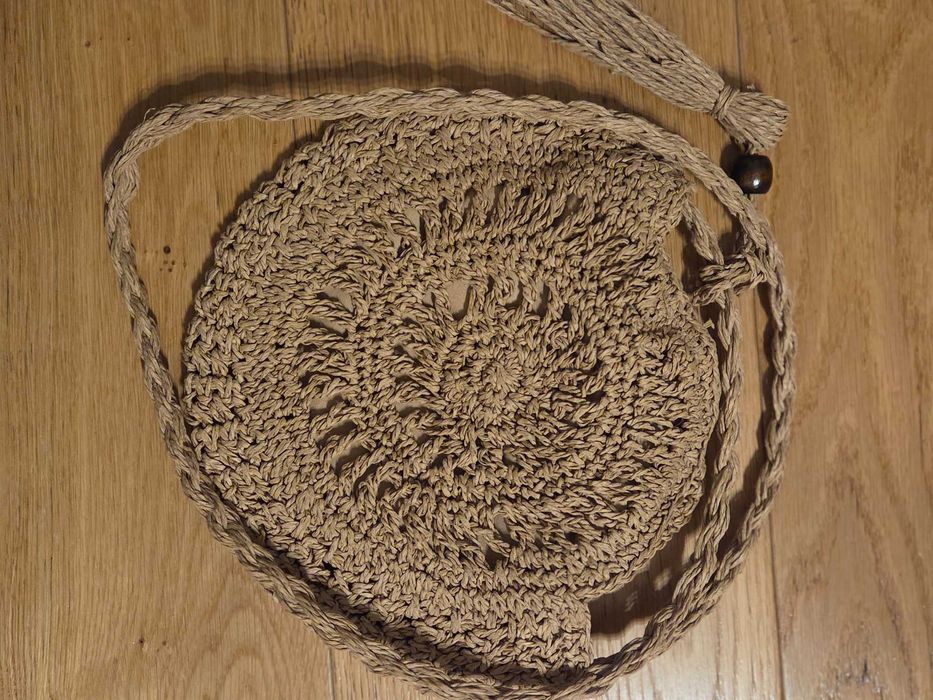 Torebka boho ręcznie wyplatana