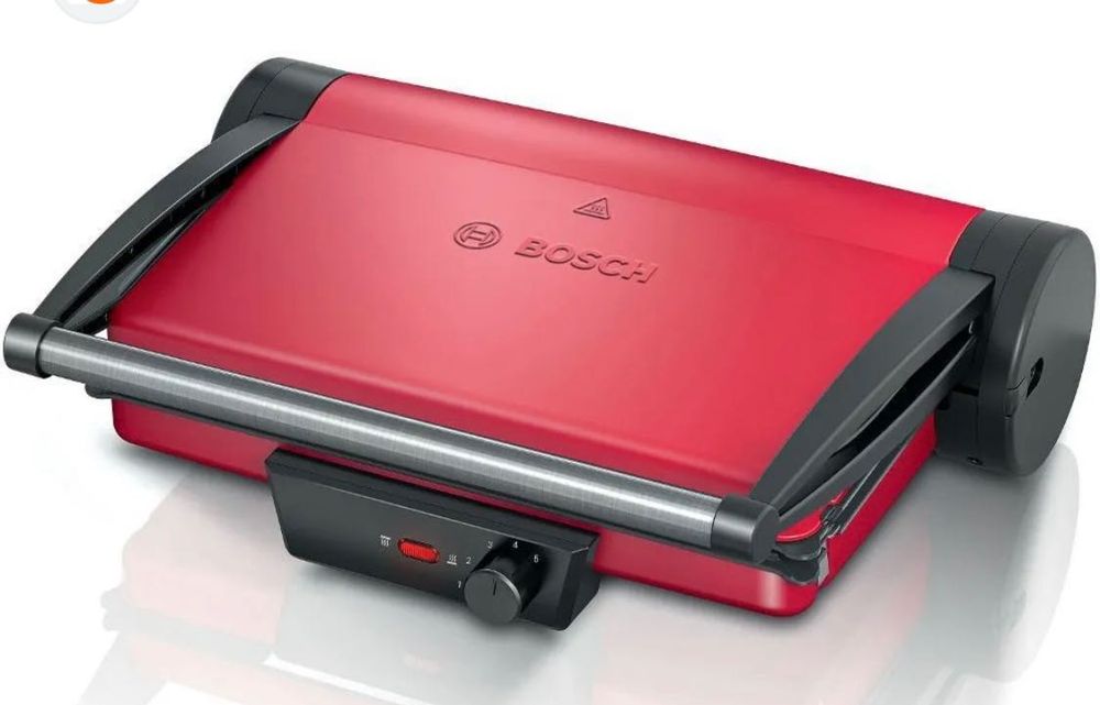 Bosch TCG 4104 grill elektryczny czerwony | nowy
