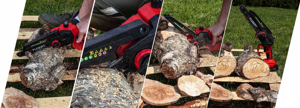 Piła Łańcuchowa Akumulatorowa 8 Cali Gałęziówka Bezszczotkowa 2x21v