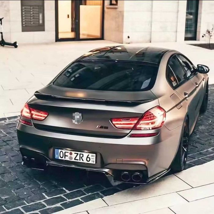 Спойлер для BMW 6 серії F06 Gran Coupe PSM style диффузор сплиттер губа пороги обвес зеркала сплiтер