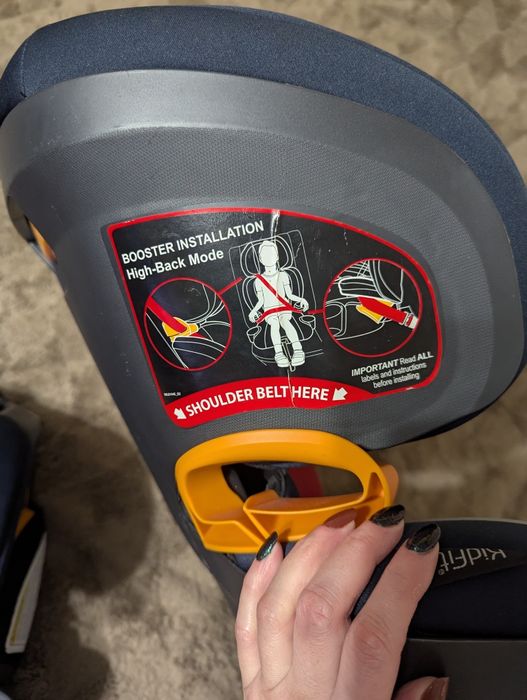 Автокрісло Chicco Kid Fit група 2/3 Червоний з синім