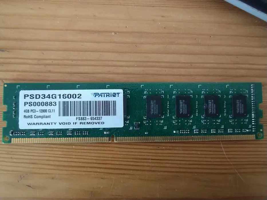 Pamięć DDR3 8GB (4GBx2) Silicon Power + Patriot