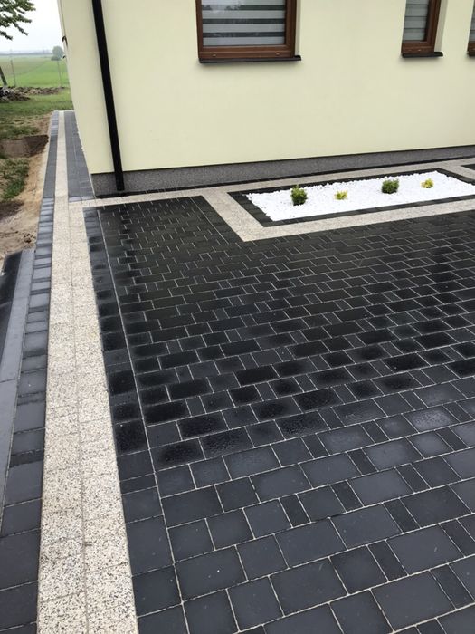 Kompleksowe  układanie kostki brukowej