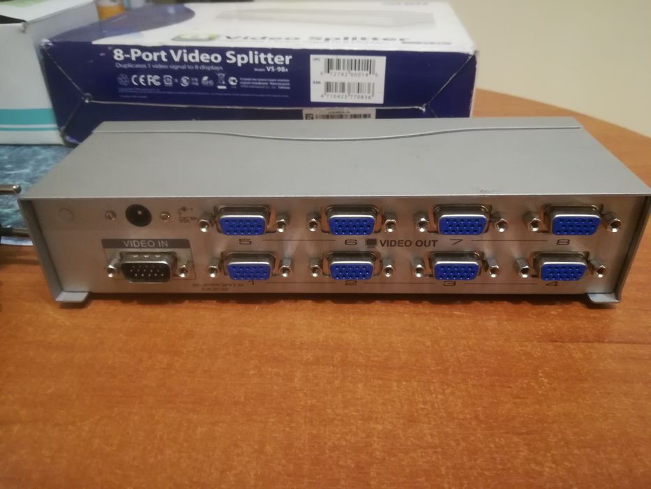 Dvi Video splitter rozdzielacz 8 kanałów Aten.