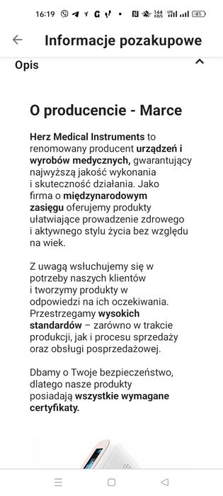 Épilation laserowy Herz Médical