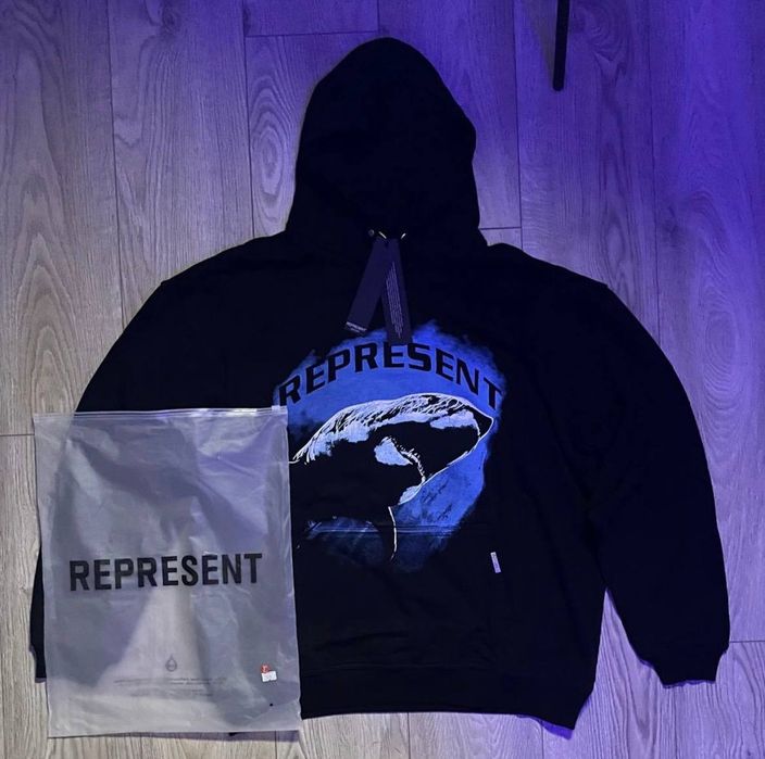 ‼️Акція‼️ Худі Represent Shark Hoodie/ Худі Represent  / Зіп худі Репрезент/ Худі чоловічий
