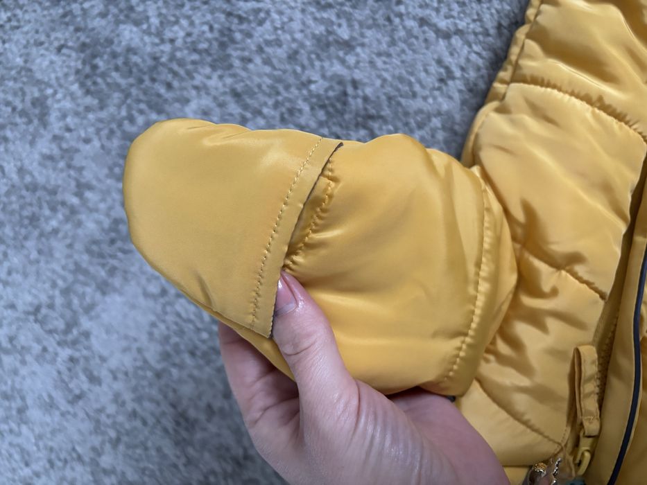 Kombinezon zimowy niemowlęcy rozmiar 62 Pepco mustard