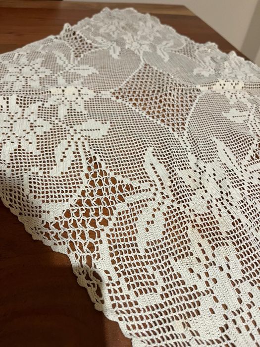 Napron em crochê  antigo