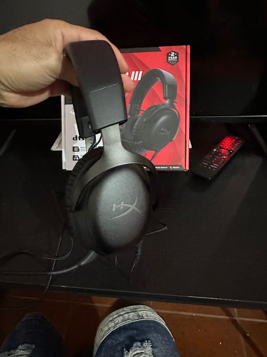 Headset Hyperx cloud 3 NOVO USEI UMA VEZ