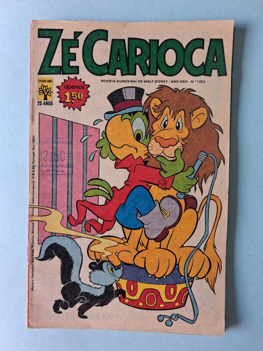 Lote Zé Carioca e Pato Donald , brasileiras dos anos 70