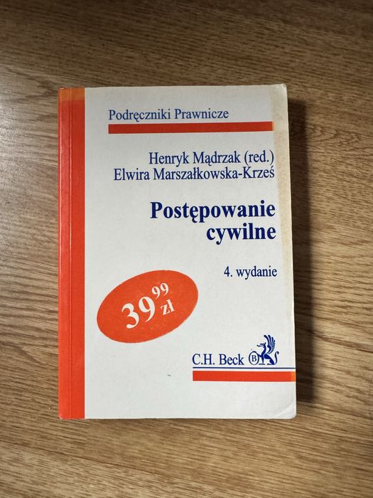 Podręcznik - postępowanie cywilne - Mądrzak, Marszałkowska-Krześ
