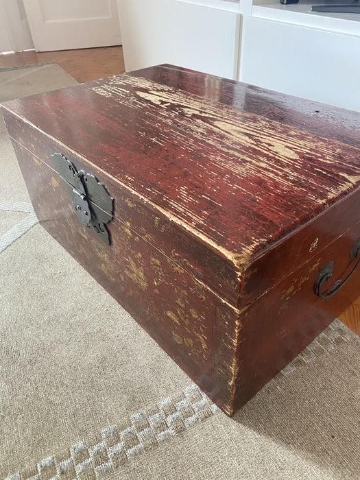 Arca /mesa de apoio - madeira  50x78cm